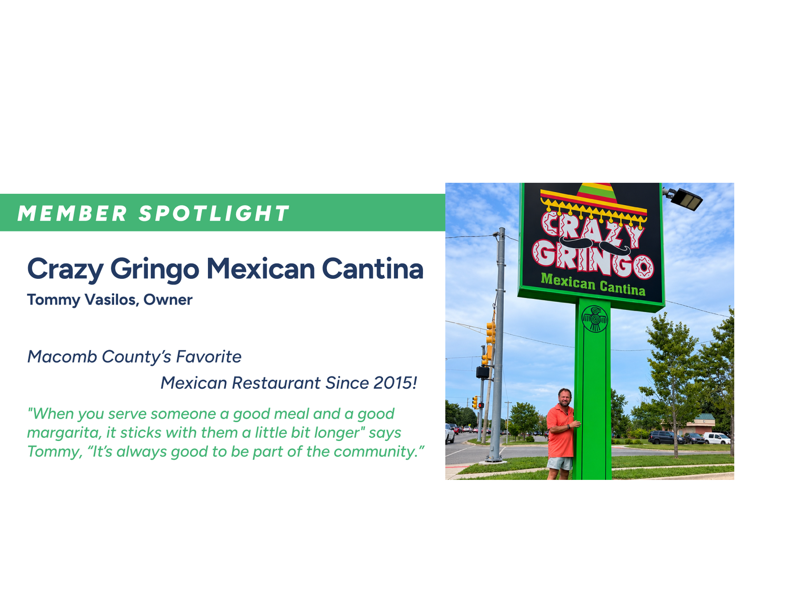 Member Spotlight: Crazy Gringo Mexican Cantina